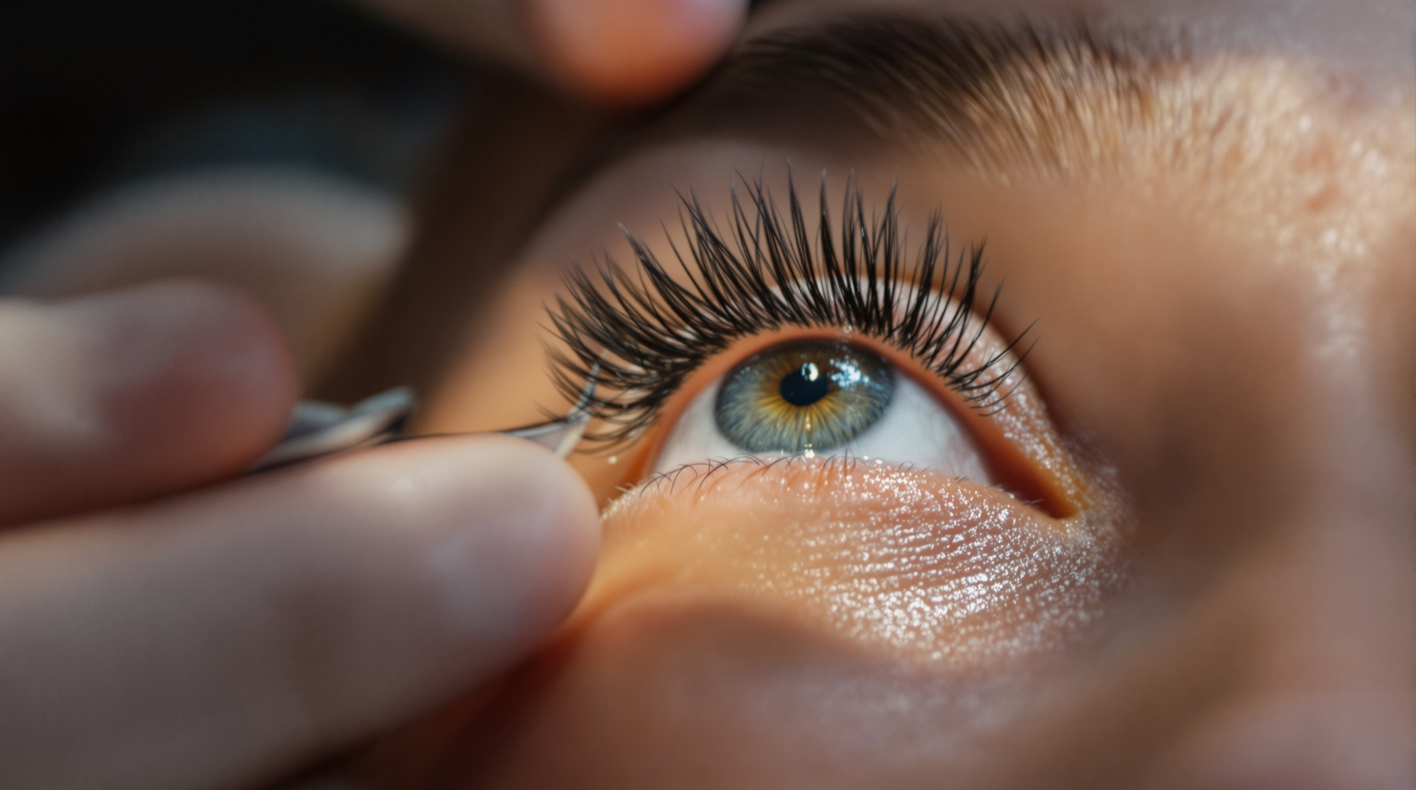 lifting de pestañas - Closeup photography of perfectly curled eyelashes after lash lift treatment, professional salon li
